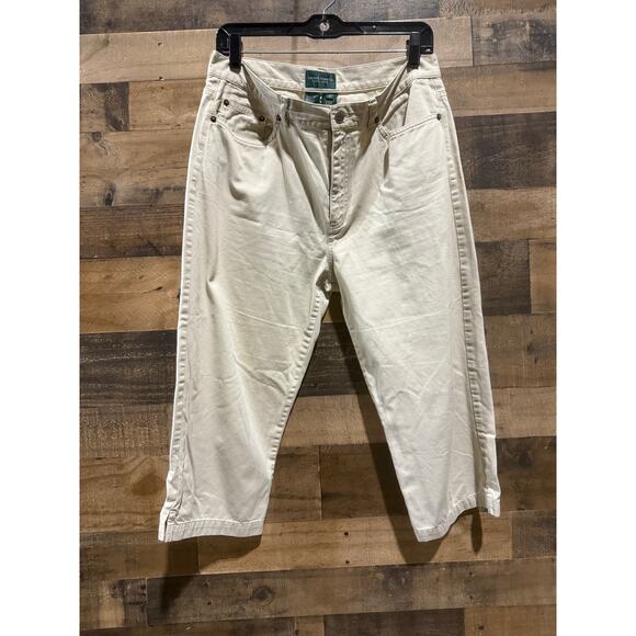 Ralph Lauren Jeans Company Women’s Cropped Jeans – Beige – Size 12 - Picture 2 of 9